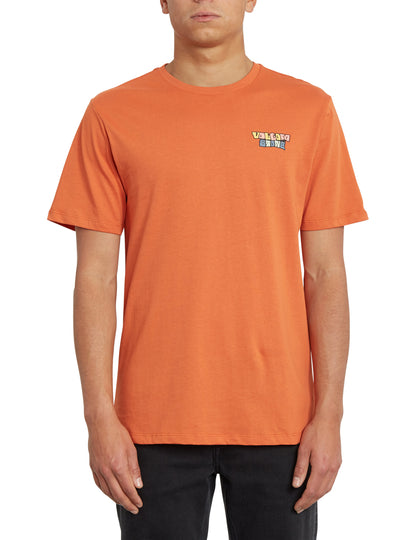 Volcom Daybreak Short Sleeve T-Shirt in Burnt Orange