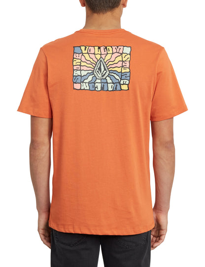 Volcom Daybreak Short Sleeve T-Shirt in Burnt Orange