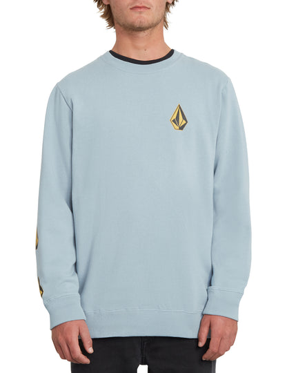 Volcom Deadly Stones Crew Sweatshirt in Cool Blue