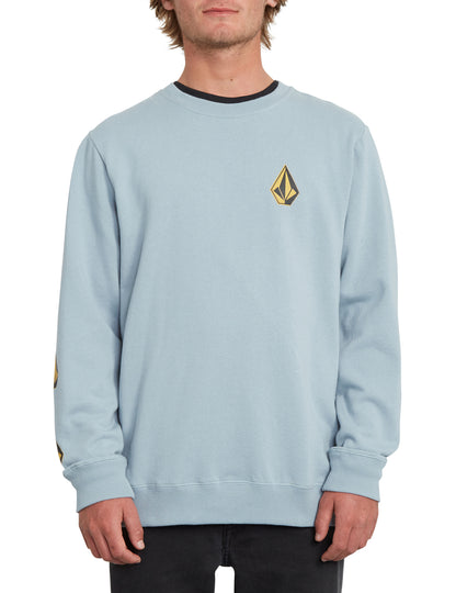 Volcom Deadly Stones Crew Sweatshirt in Cool Blue