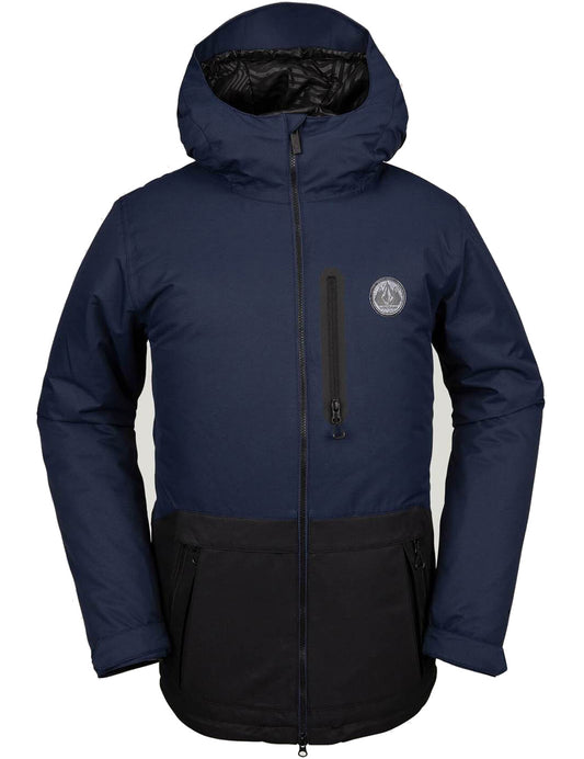 Volcom Deadly Stones Snow Jacket in Navy