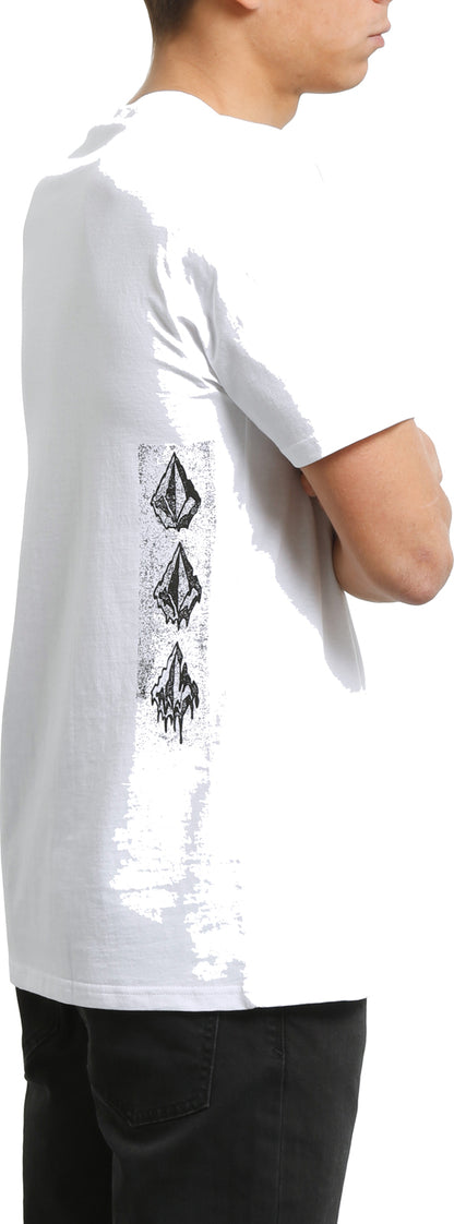 Volcom Drippin Out Short Sleeve T-Shirt in White