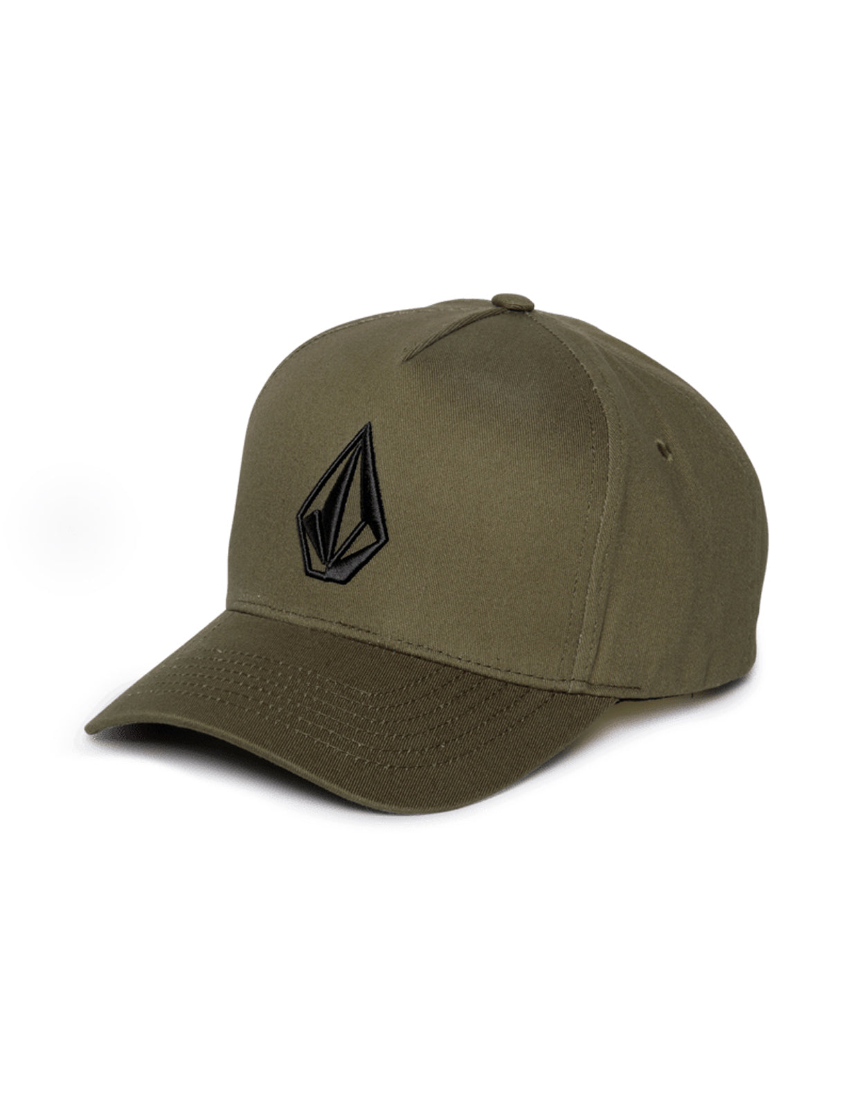 Volcom Embossed Stone Adjustable Curved Peak Cap in Wintermoss