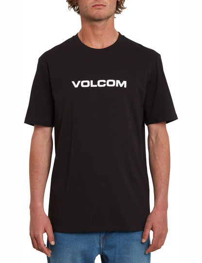 Volcom Euro Short Sleeve T-Shirt in Black