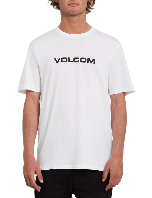 Volcom Euro Short Sleeve T-Shirt in White