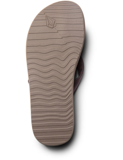 Volcom Fathom EVA Flip Flops in Red Combo