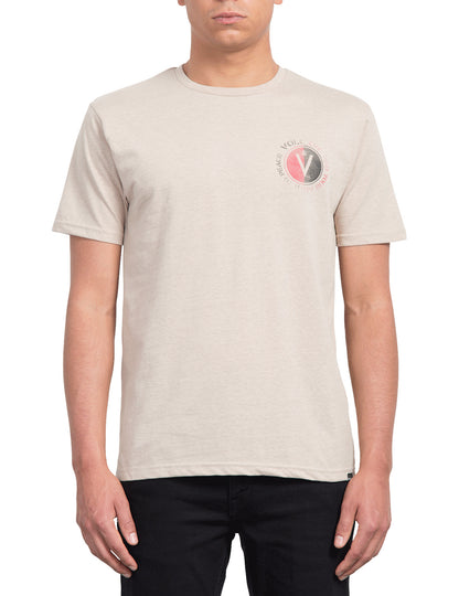 Volcom Find Short Sleeve T-Shirt in Oatmeal