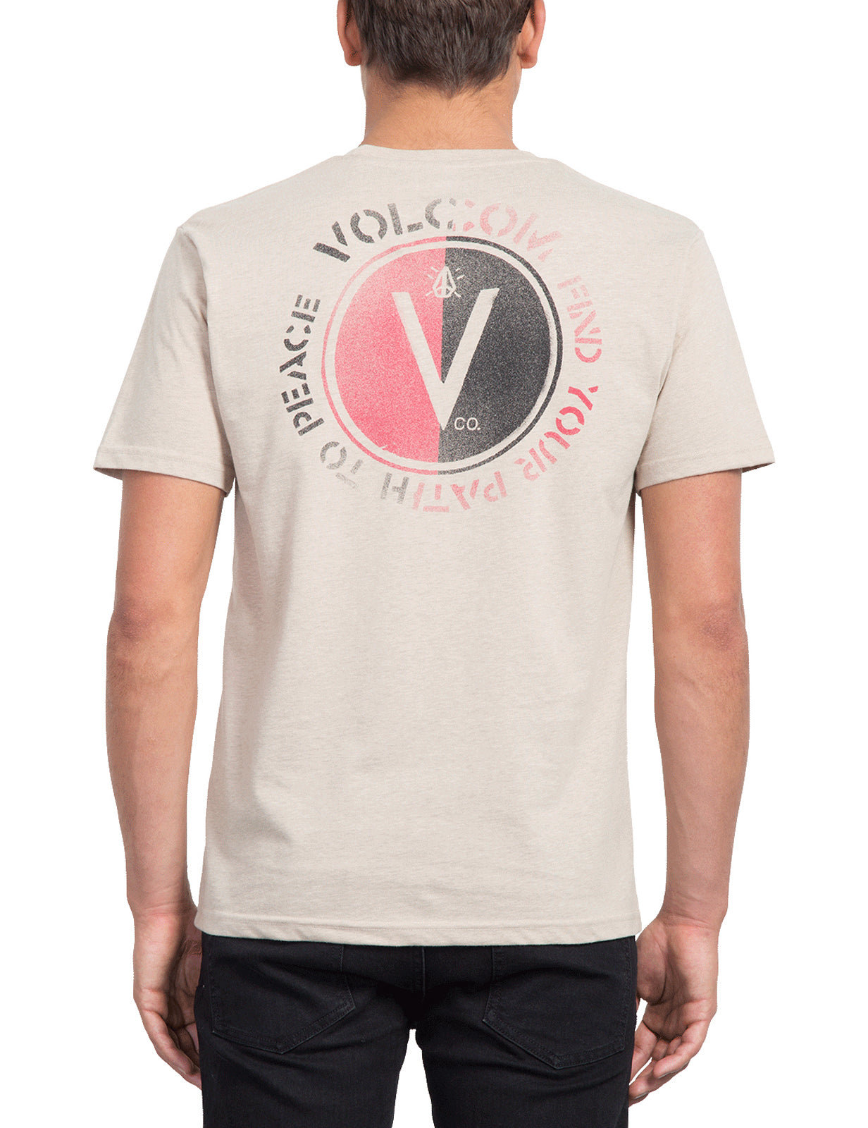 Volcom Find Short Sleeve T-Shirt in Oatmeal