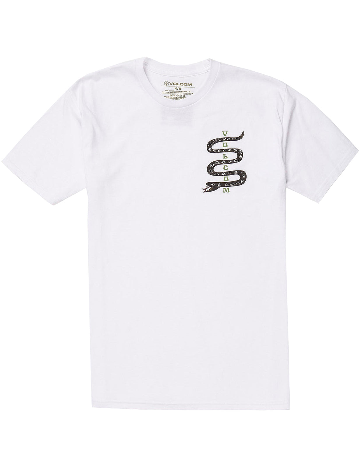 Volcom Foretoken Short Sleeve T-Shirt in White