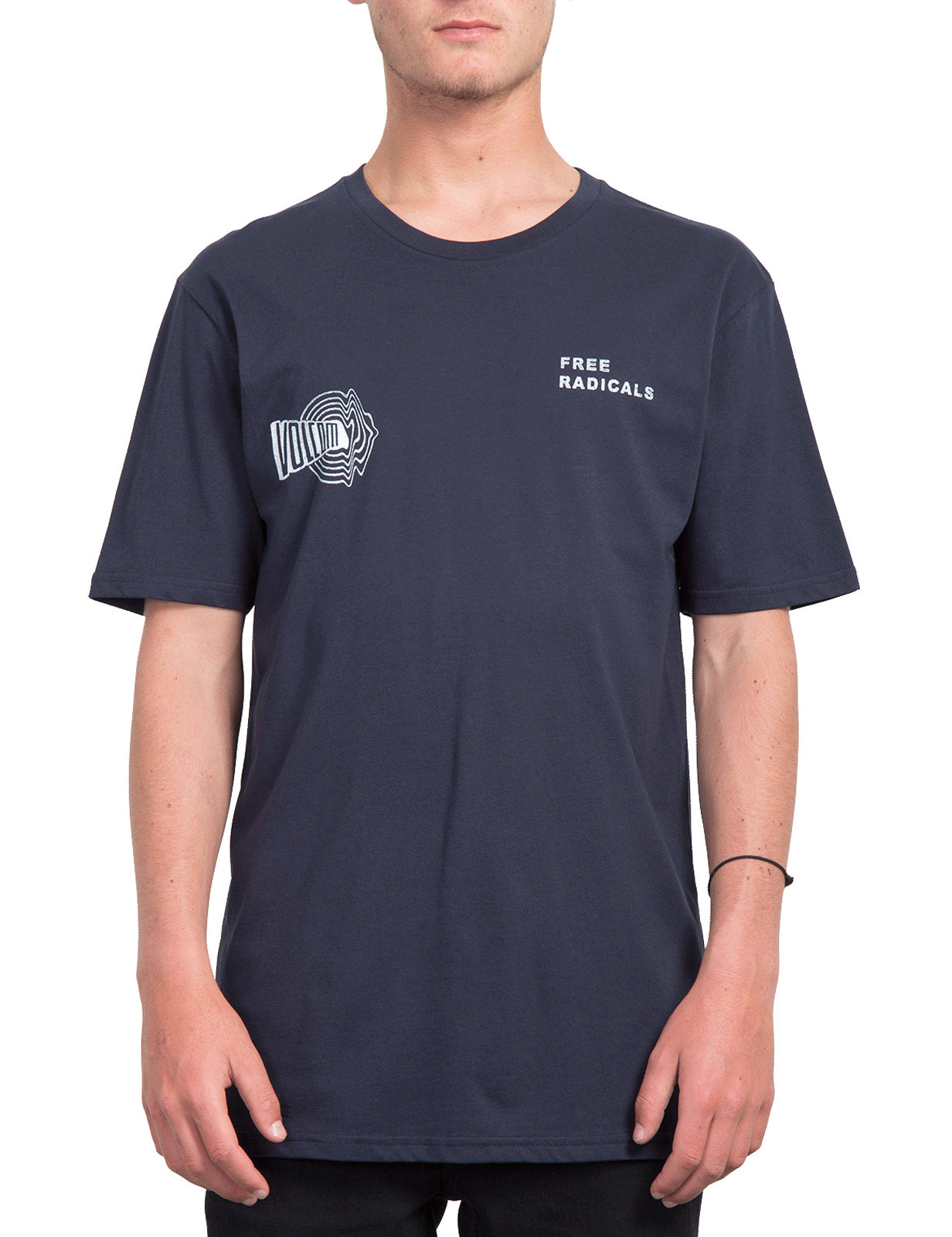 Volcom Free Short Sleeve T-Shirt in Navy