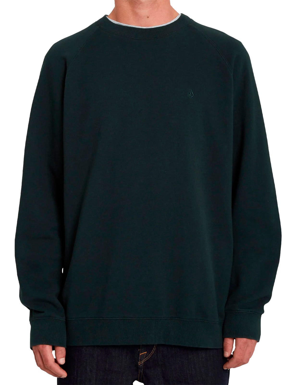 Volcom Freeleven Crew Sweatshirt in Scarab