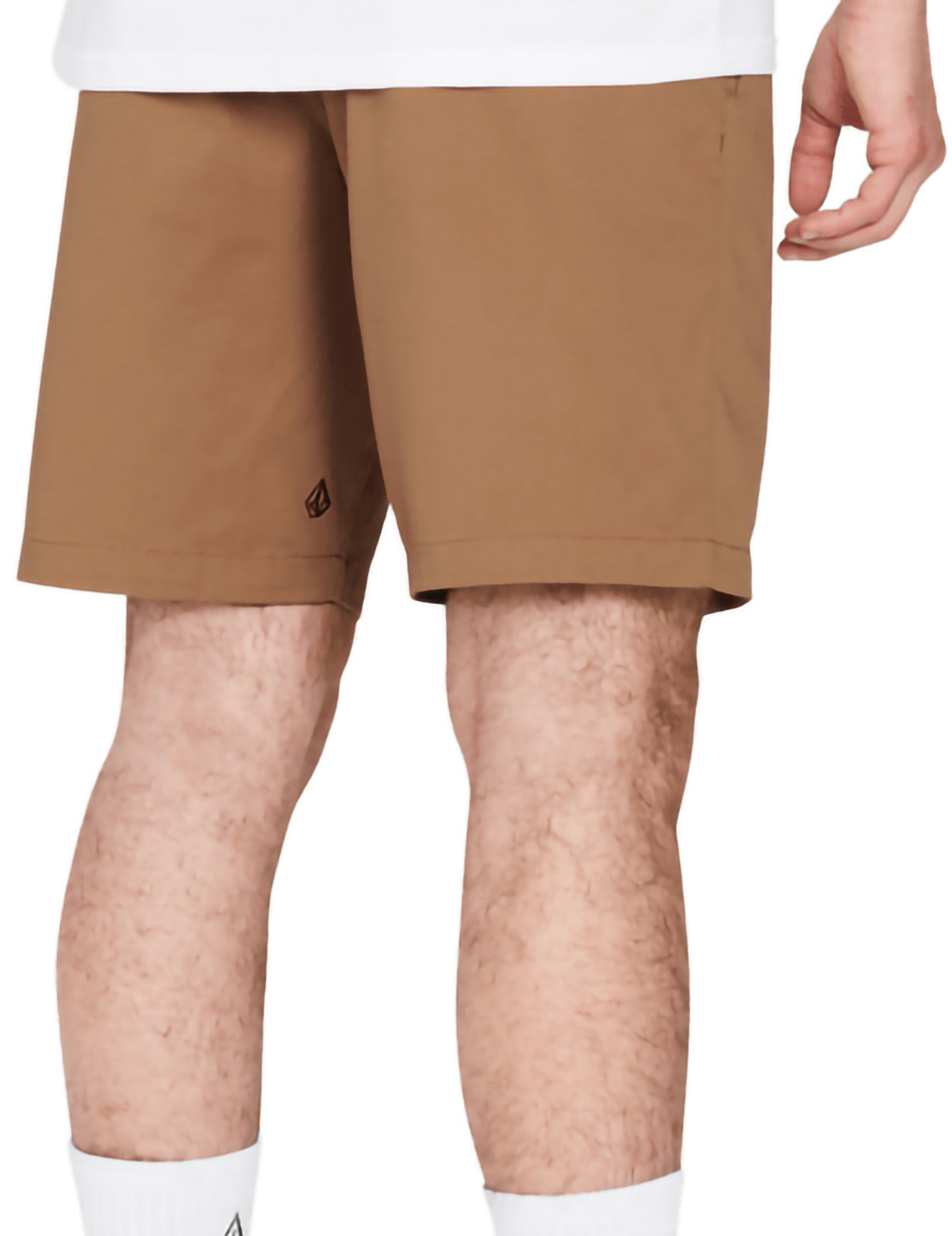 Volcom Frickin Ew Short 19 Chino Shorts in Tobacco