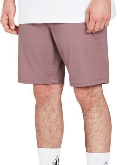 Volcom Frickin Modern Stretch 19 Shorts in Bordeaux Brown