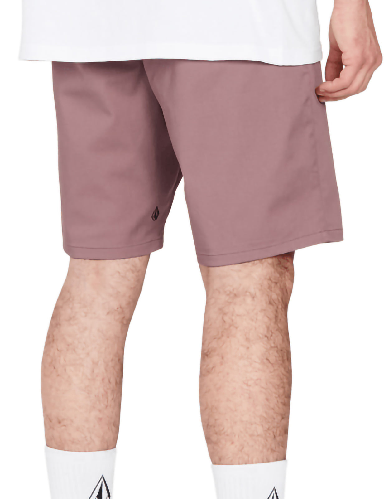 Volcom Frickin Modern Stretch 19 Shorts in Bordeaux Brown