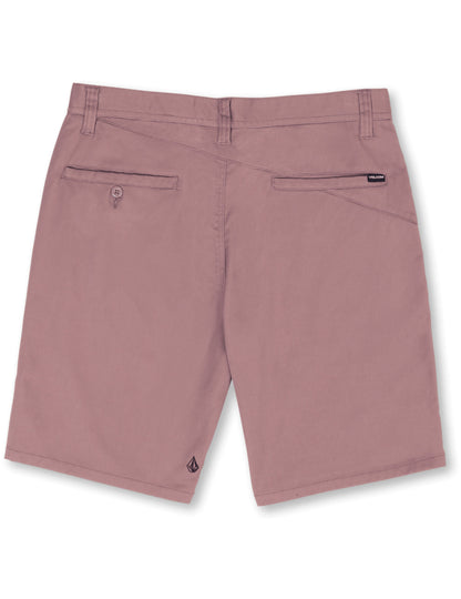 Volcom Frickin Modern Stretch 19 Shorts in Bordeaux Brown