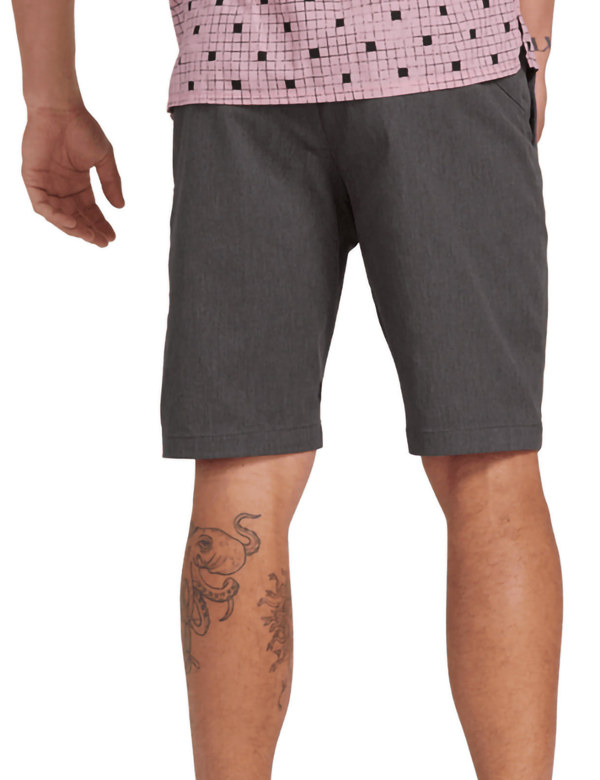 Volcom Frickin Modern Stretch 21 Shorts in Charcoal Heather