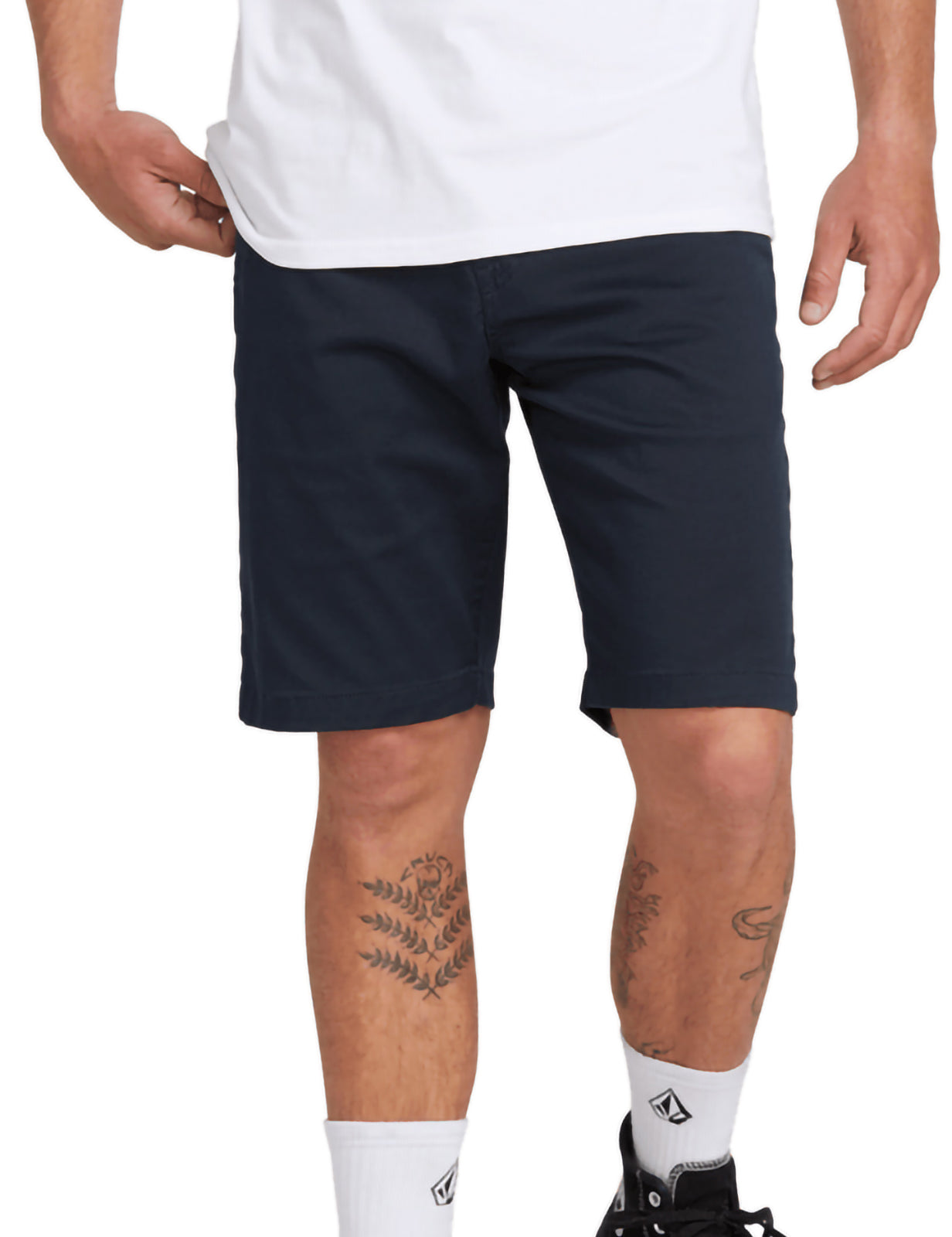 Volcom Frickin Modern Stretch 21 Shorts in Dark Navy