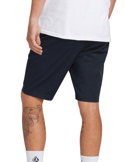 Volcom Frickin Modern Stretch 21 Shorts in Dark Navy