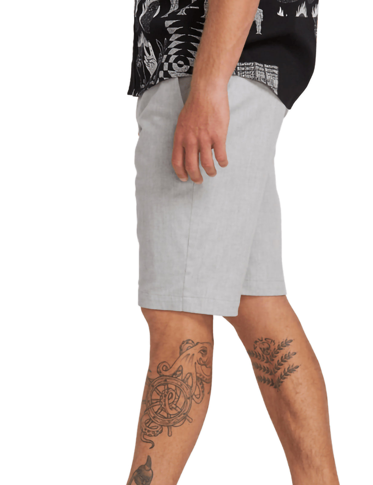 Volcom Frickin Modern Stretch 21 Shorts in Grey Shorts For Men Fashion Wear Hardcloud