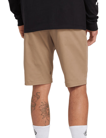 Volcom Frickin Modern Stretch 21 Shorts in Khaki