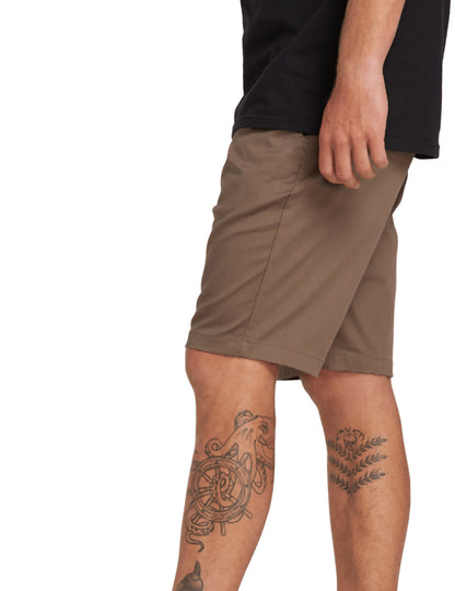 Volcom Frickin Modern Stretch 21 Shorts in Mushroom