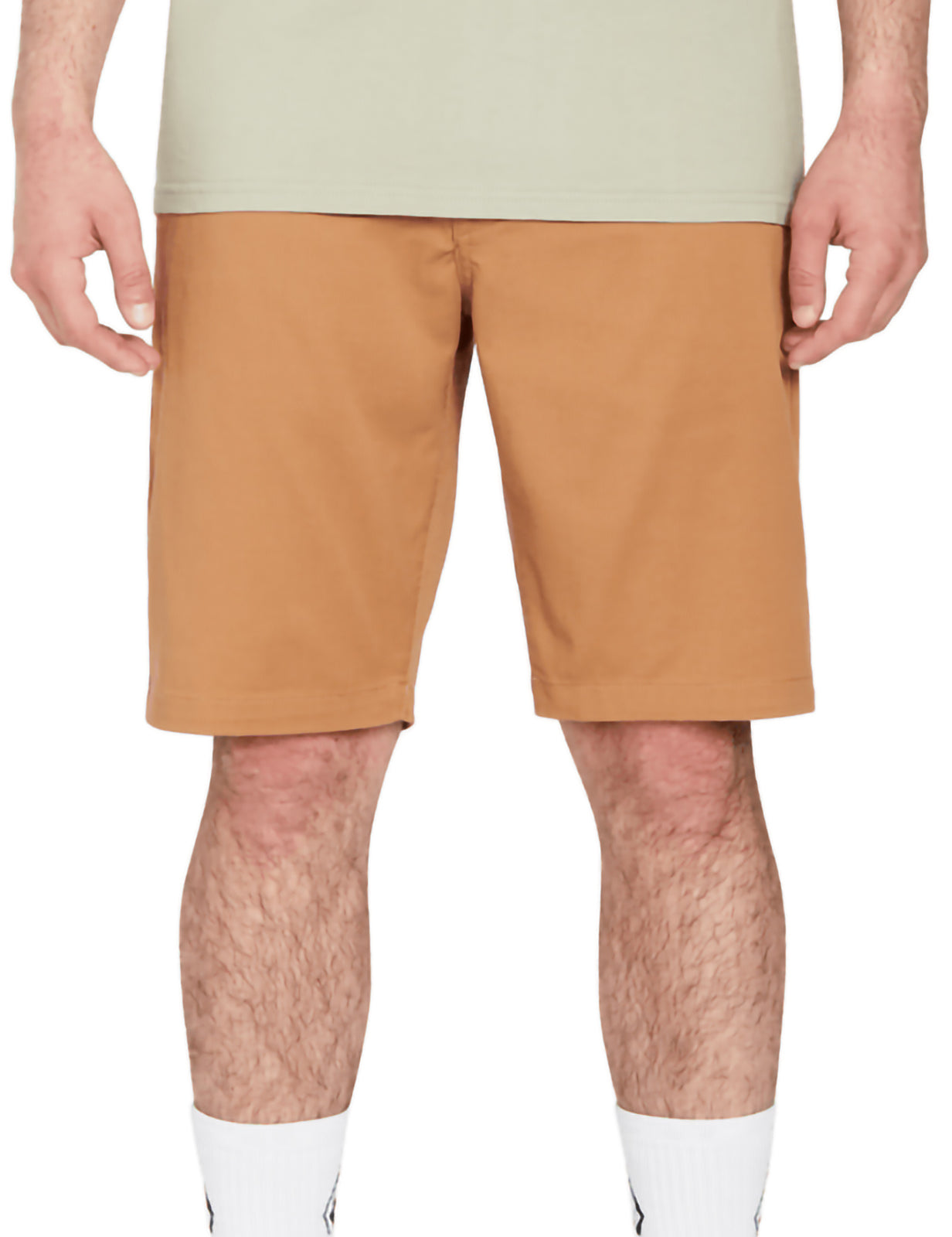 Volcom Frickin Modern Stretch 21 Shorts in Tobacco