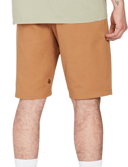 Volcom Frickin Modern Stretch 21 Shorts in Tobacco