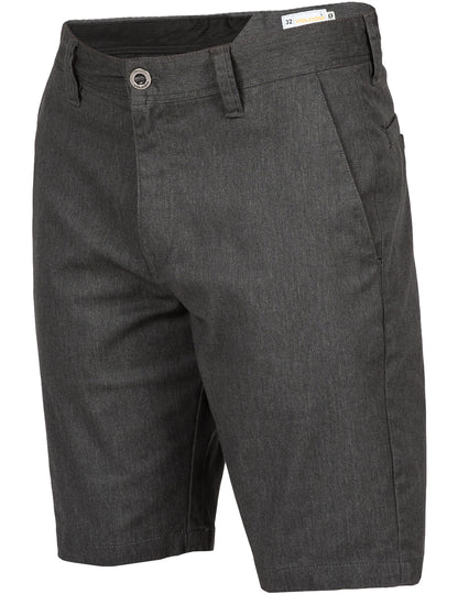 Volcom Frickin Modern Stretch Chino Shorts in Charcoal Heather