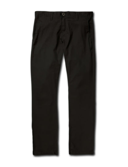 Volcom Frickin Modern Stretch Chino Trousers in Black