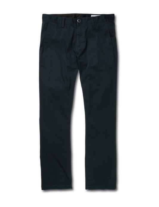 Volcom Frickin Modern Stretch Chino Trousers in Dark Navy