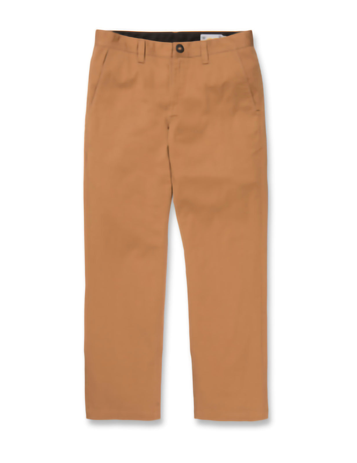 Volcom Frickin Modern Stretch Chino Trousers in Tobacco