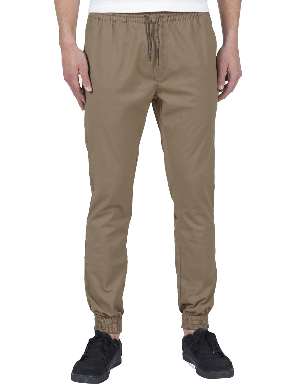 Volcom Frickin Slim Joggers in Desert Taupe