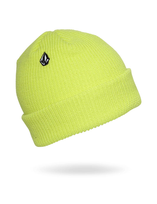 Volcom Full Stone Beanie in Lime