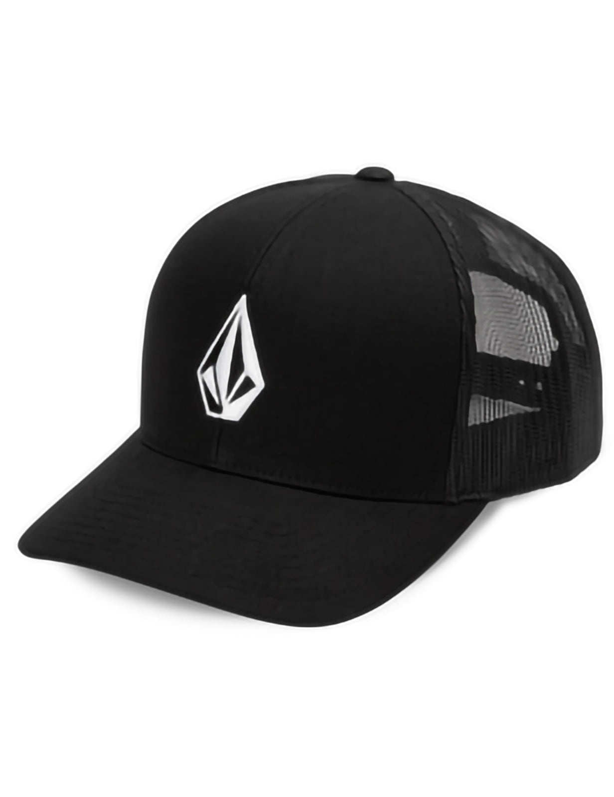 Volcom Full Stone Cheese Curved Peak Cap in Black