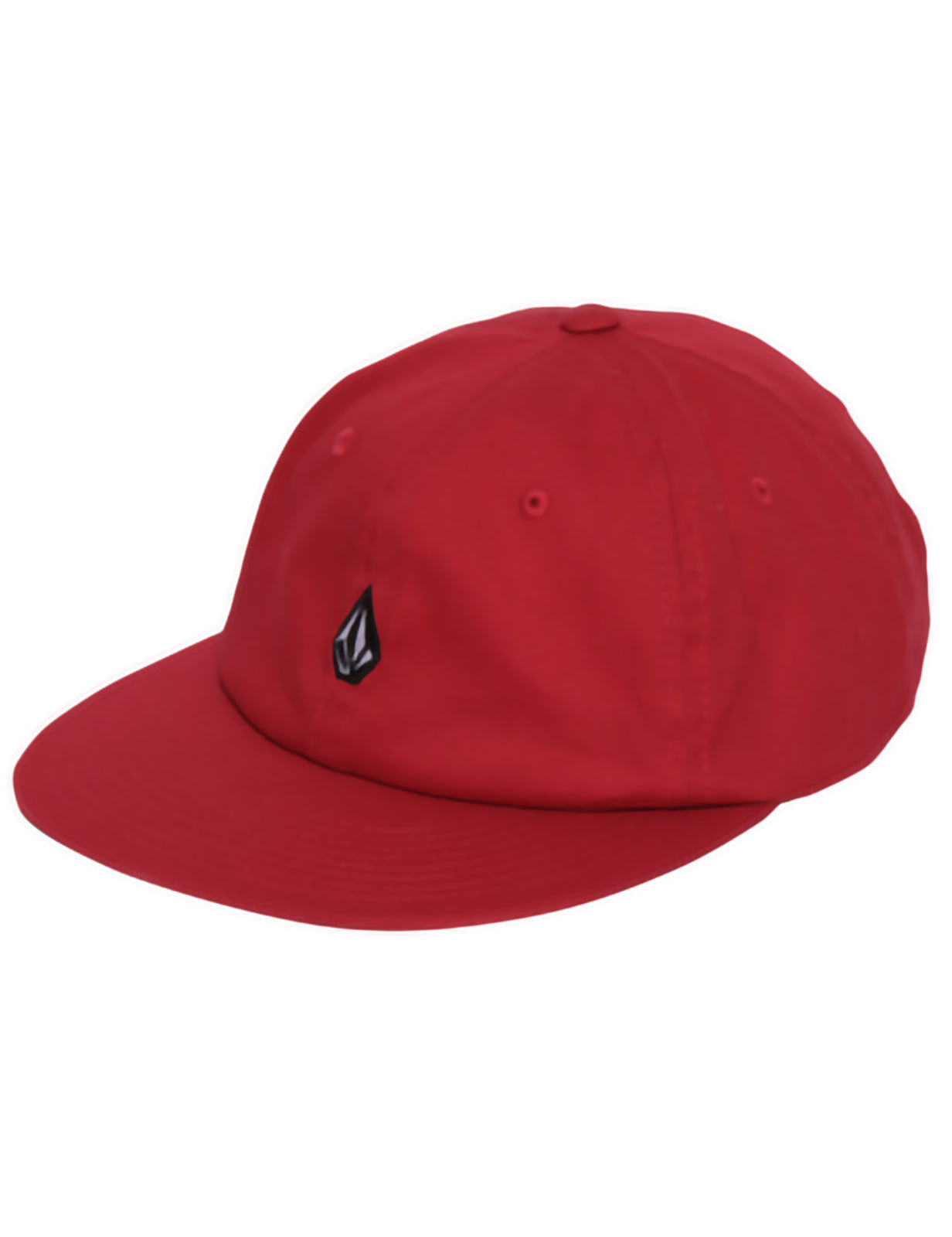 Volcom Full Stone Dad Flat Peak Cap in Plum