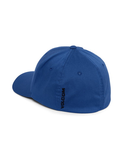 Volcom Full Stone Flexfit Curved Peak Cap in Dark Blue