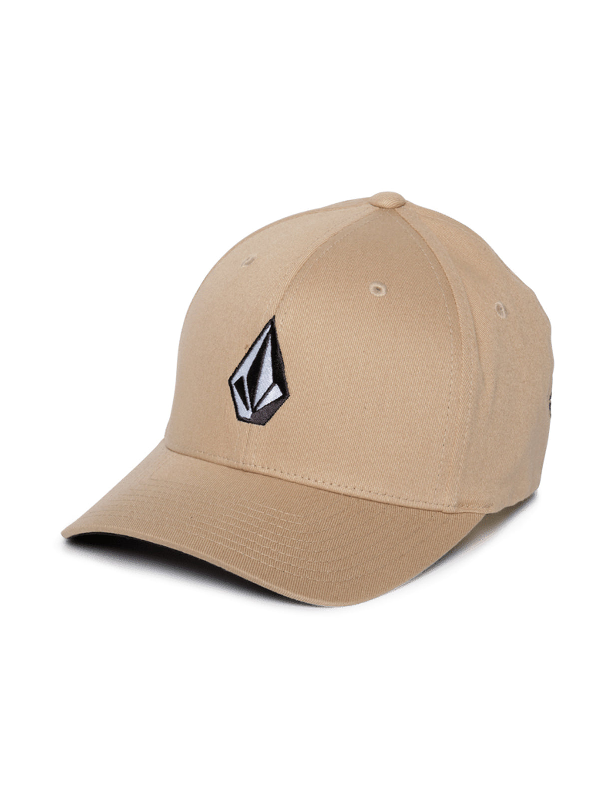 Volcom Full Stone Flexfit Curved Peak Cap in Khaki