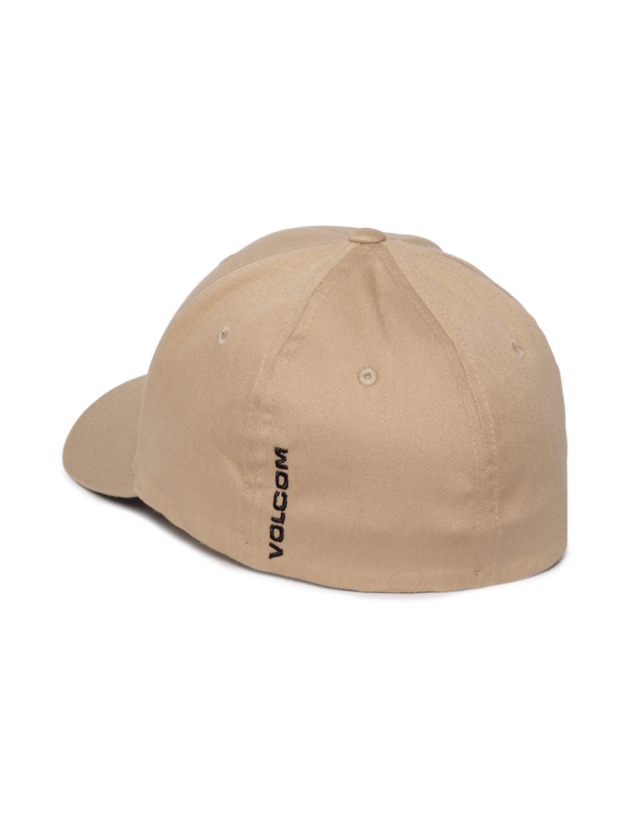 Volcom Full Stone Flexfit Curved Peak Cap in Khaki