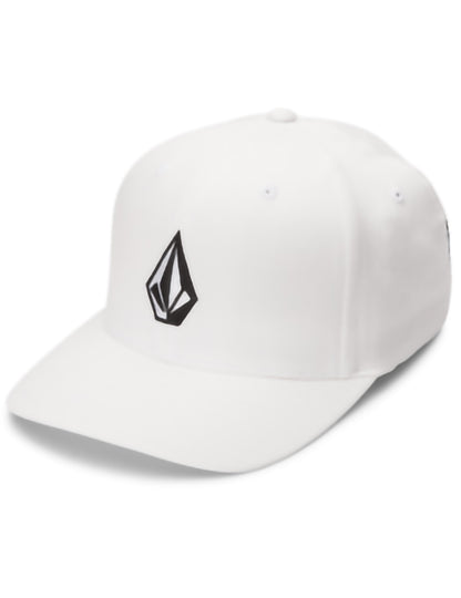 Volcom Full Stone Flexfit Curved Peak Cap in White