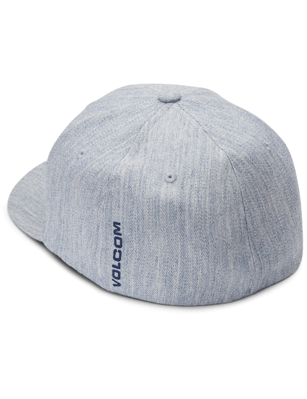 Volcom Full Stone Heather Flexfit Curved Peak Cap in Blue Combo