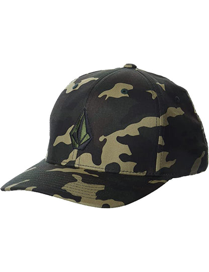 Casquette à visière incurvée Flexfit Full Stone Heather de Volcom en camouflage