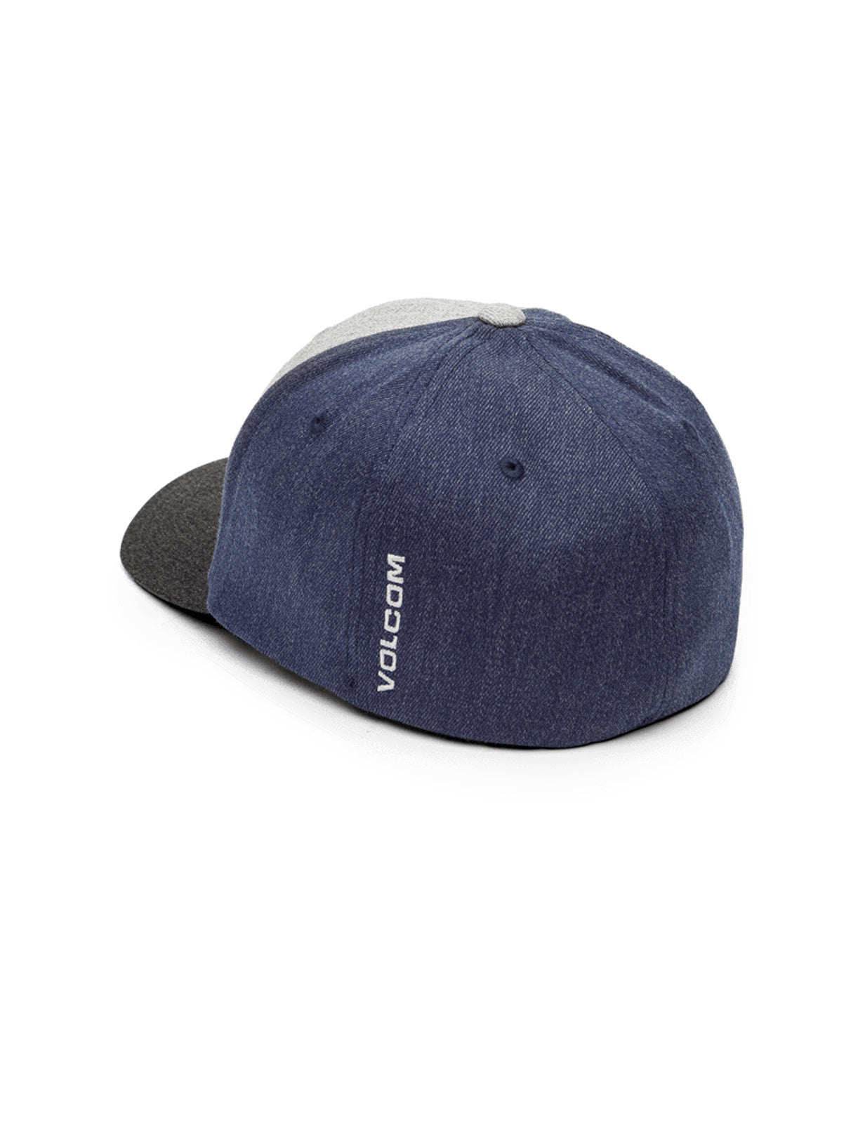 Volcom Full Stone Heather Flexfit Curved Peak Cap in Smokey Blue