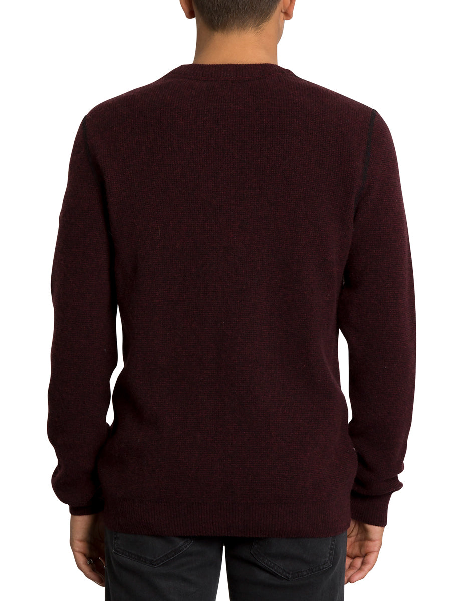 Volcom Glendal Jumper in Cabernet