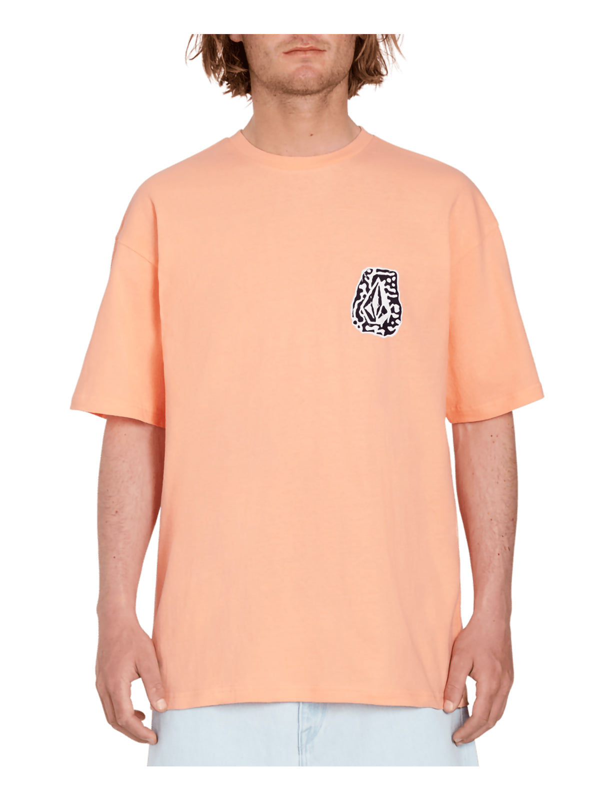 Volcom Guano Short Sleeve T-Shirt in Peach Bud