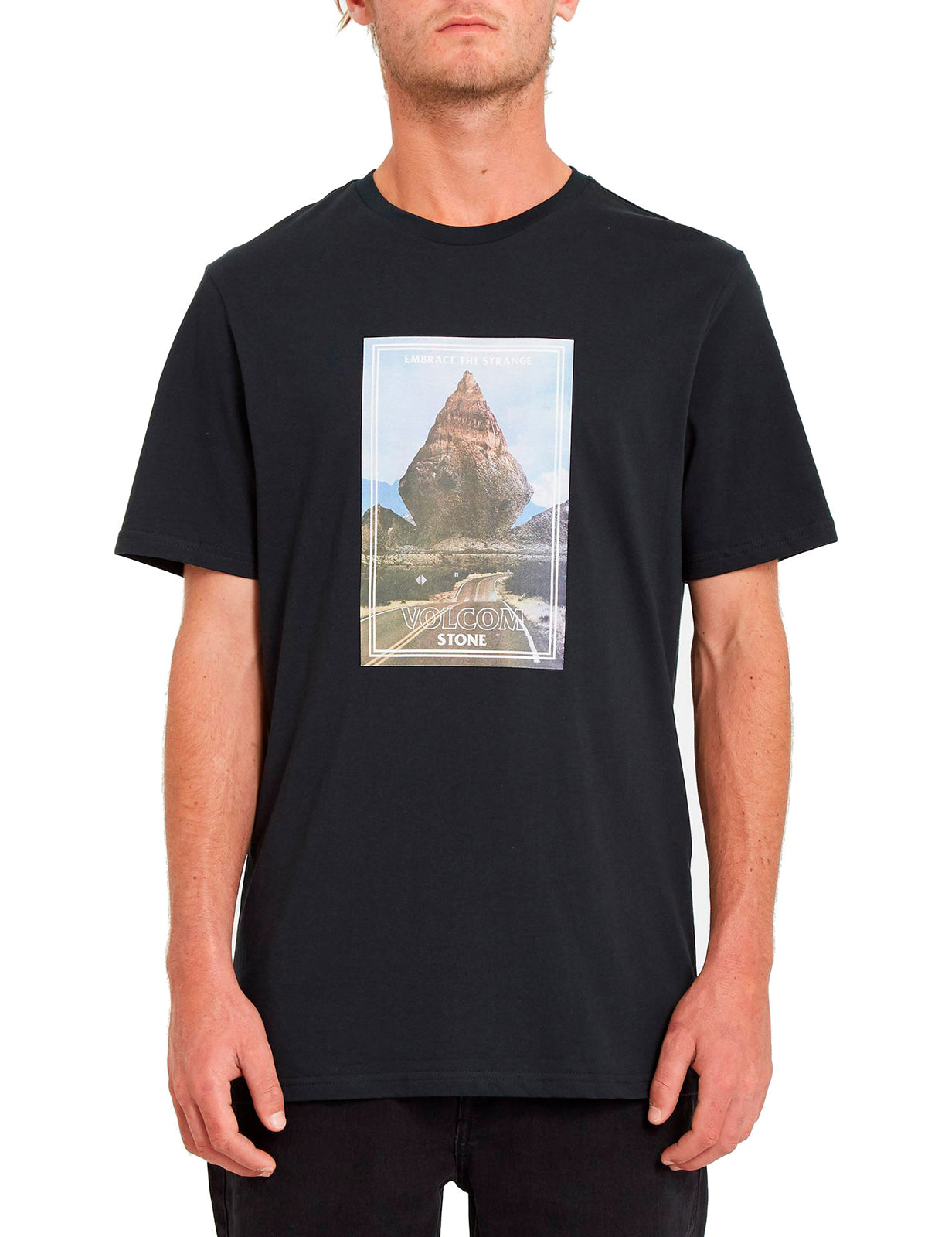 Volcom Hand Volcom Hand Stone Short Sleeve T-Shirt in Black - T-Shirts For Men ...