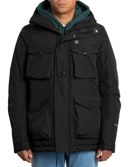 Volcom Hawstone 5K Parka Jacket in Black