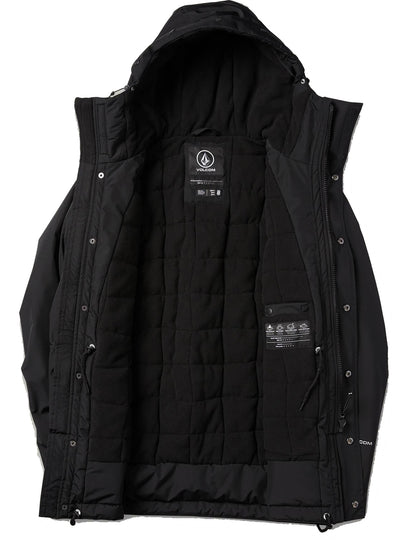 Volcom Hawstone 5K Parka Jacket in Black