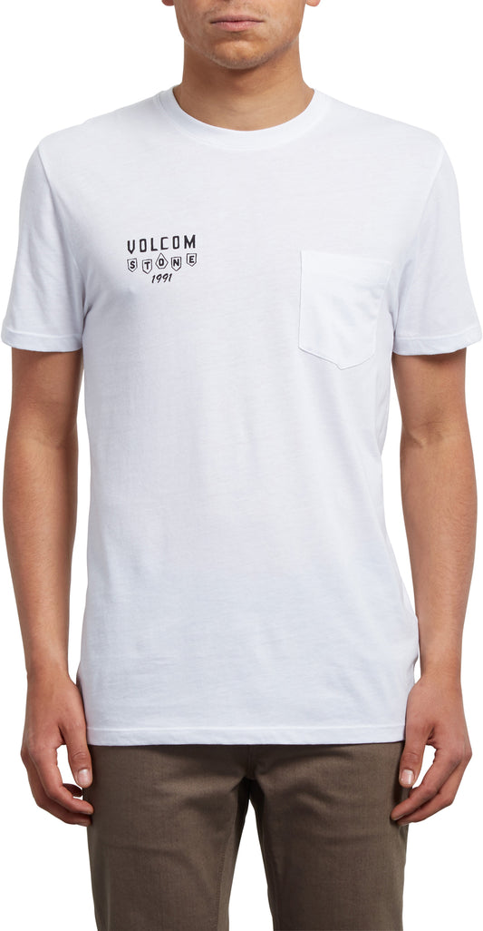 Volcom Hellacin Short Sleeve T-Shirt in White