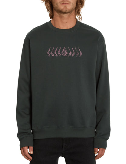 Volcom Hi School Crew Sweatshirt in Cedar Green