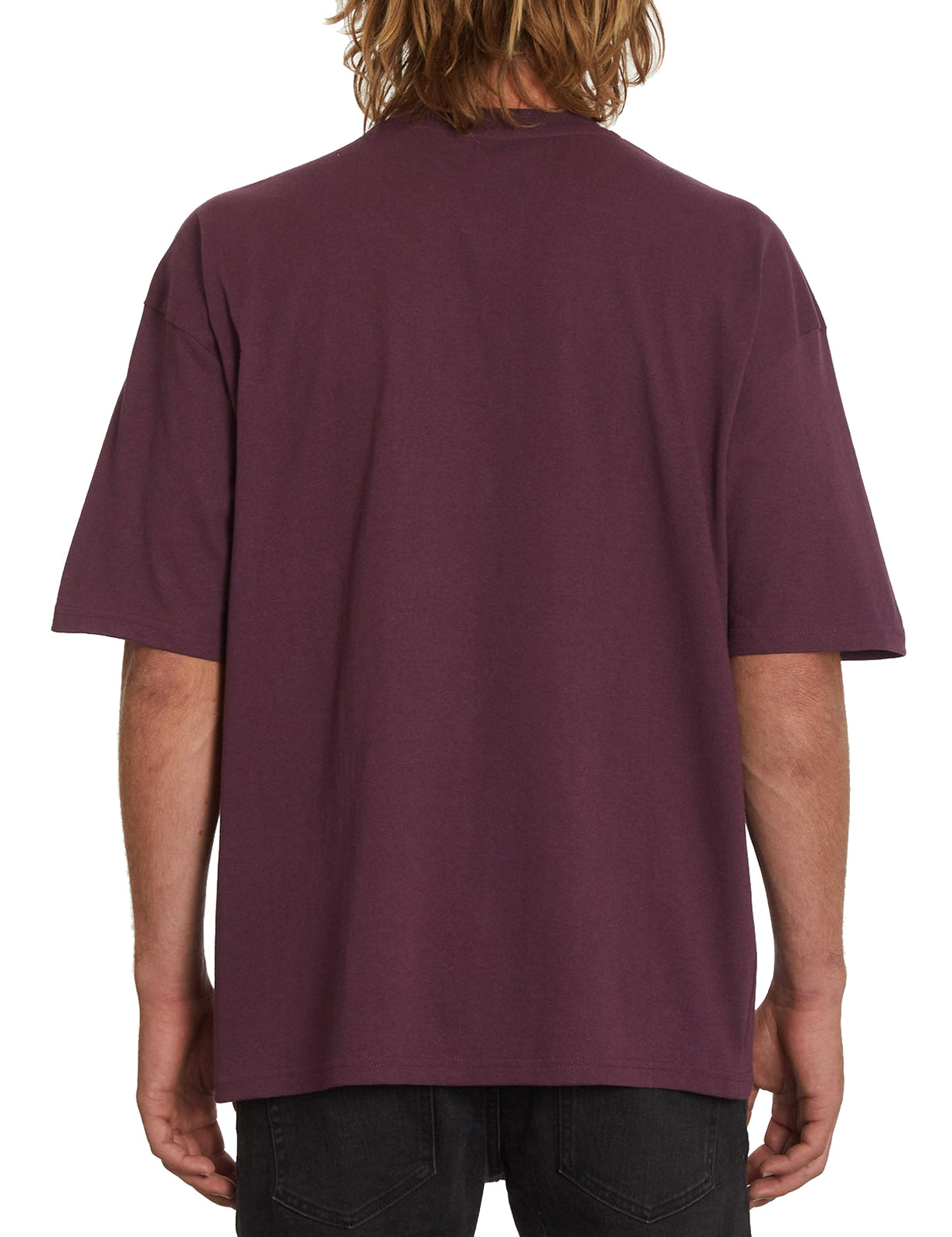 Volcom Hi School Short Sleeve T-Shirt in Mulberry